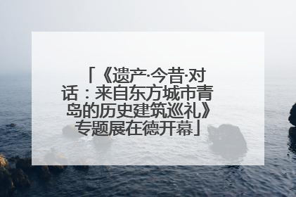 《遗产·今昔·对话：来自东方城市青岛的历史建筑巡礼》专题展在德开幕