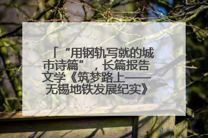 “用钢轨写就的城市诗篇”，长篇报告文学《筑梦路上——无锡地铁发展纪实》研讨会在南京举行