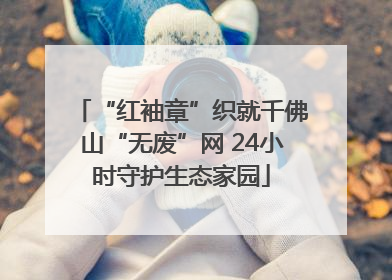 “红袖章”织就千佛山“无废”网 24小时守护生态家园