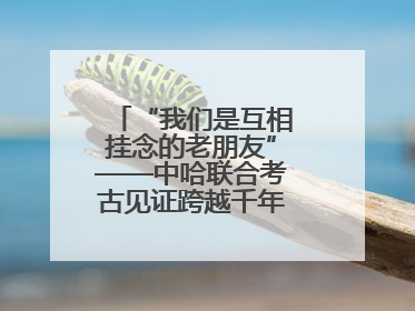 “我们是互相挂念的老朋友”——中哈联合考古见证跨越千年的文明交响