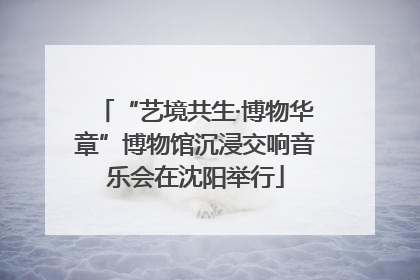 “艺境共生·博物华章”博物馆沉浸交响音乐会在沈阳举行