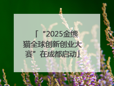 “2025金熊猫全球创新创业大赛”在成都启动