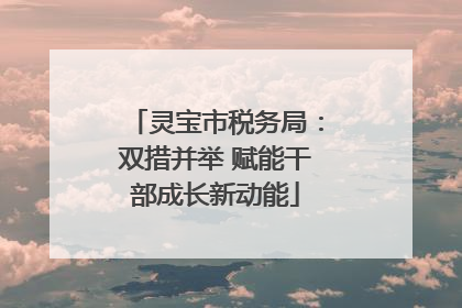 灵宝市税务局：双措并举 赋能干部成长新动能