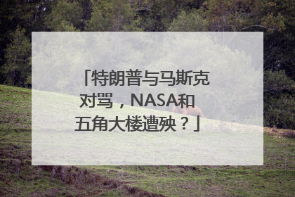 特朗普与马斯克对骂，NASA和五角大楼遭殃？