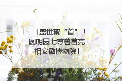 盛世聚“首”！圆明园七尊兽首亮相安徽博物院