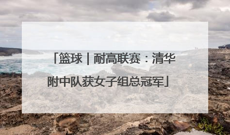 篮球｜耐高联赛：清华附中队获女子组总冠军