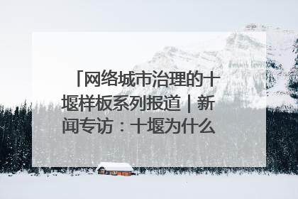 网络城市治理的十堰样板系列报道｜新闻专访：十堰为什么成为“黑马型”城市治理网络维度典型