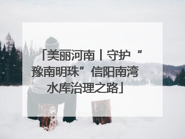 美丽河南丨守护“豫南明珠”信阳南湾水库治理之路