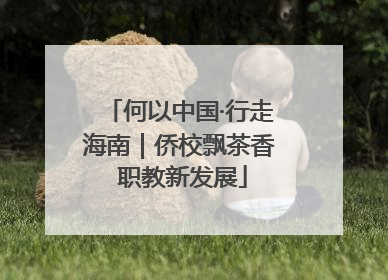 何以中国·行走海南｜侨校飘茶香 职教新发展