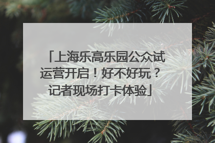 上海乐高乐园公众试运营开启！好不好玩？记者现场打卡体验