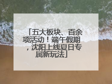 五大板块、百余项活动！端午假期，沈阳上线夏日专属新玩法
