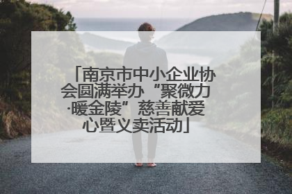 南京市中小企业协会圆满举办“聚微力·暖金陵”慈善献爱心暨义卖活动