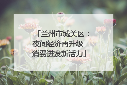 兰州市城关区：夜间经济再升级 消费迸发新活力