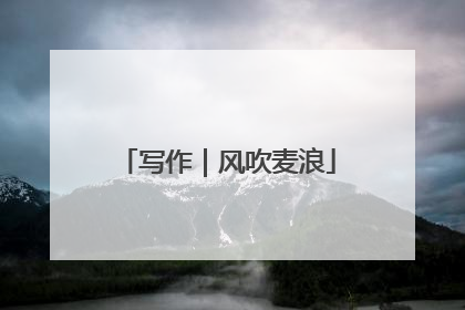 写作｜风吹麦浪