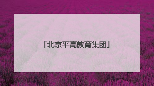 北京平高教育集团