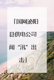 国网泌阳县供电公司闻“汛”出击