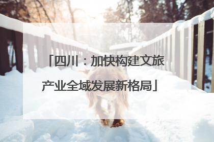 四川：加快构建文旅产业全域发展新格局