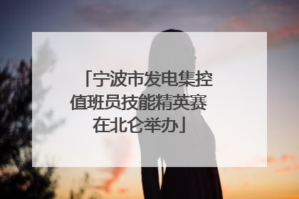 宁波市发电集控值班员技能精英赛在北仑举办