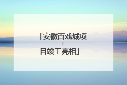 安徽百戏城项目竣工亮相