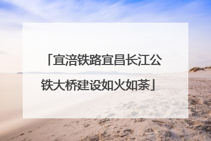 宜涪铁路宜昌长江公铁大桥建设如火如荼