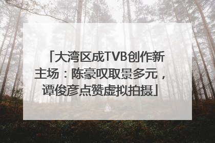 大湾区成TVB创作新主场：陈豪叹取景多元，谭俊彦点赞虚拟拍摄