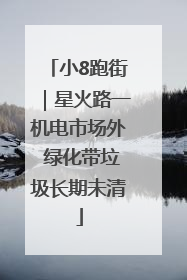 小8跑街｜星火路一机电市场外 绿化带垃圾长期未清