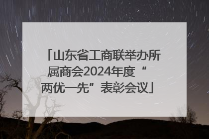 山东省工商联举办所属商会2024年度“两优一先”表彰会议