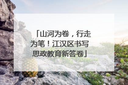 山河为卷，行走为笔！江汉区书写思政教育新答卷