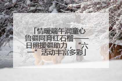 情暖端午润童心 鲁疆同育红石榴——日照援疆助力，“六一”活动丰富多彩