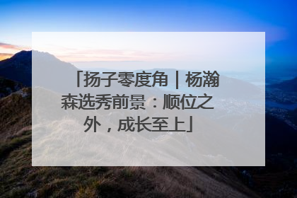 扬子零度角｜杨瀚森选秀前景：顺位之外，成长至上