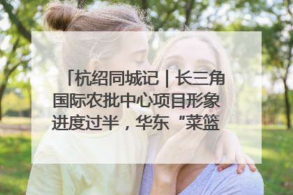杭绍同城记｜长三角国际农批中心项目形象进度过半，华东“菜篮子”建设加码提速！