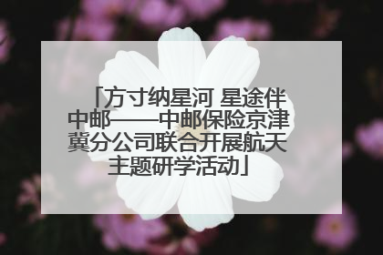 方寸纳星河 星途伴中邮——中邮保险京津冀分公司联合开展航天主题研学活动