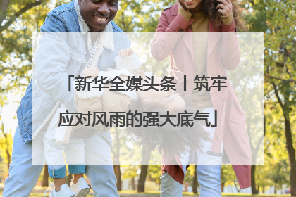新华全媒头条丨筑牢应对风雨的强大底气