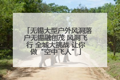 无锡大型户外风洞落户无锡融创茂 风洞飞行 全城大挑战 让你做“空中飞人”