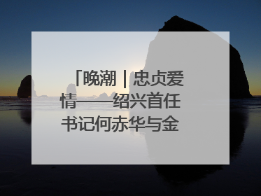 晚潮｜忠贞爱情——绍兴首任书记何赤华与金世桢的故事