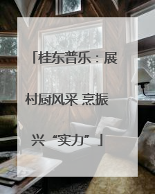 桂东普乐：展村厨风采 烹振兴“实力”