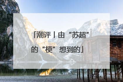 潮评丨由“苏超”的“梗”想到的