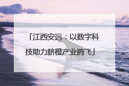 江西安远：以数字科技助力脐橙产业腾飞