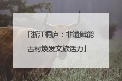 浙江桐庐：非遗赋能古村焕发文旅活力