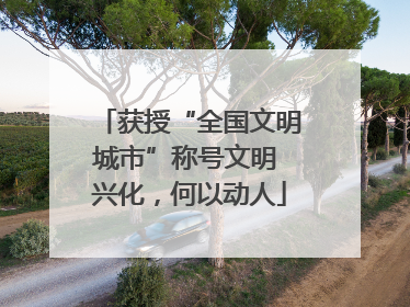 获授“全国文明城市”称号文明 兴化，何以动人