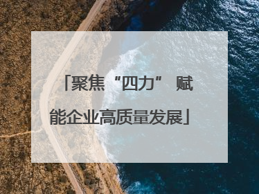 聚焦“四力” 赋能企业高质量发展