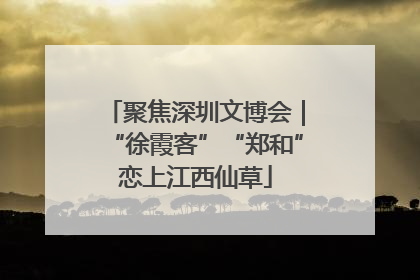 聚焦深圳文博会｜“徐霞客”“郑和”恋上江西仙草