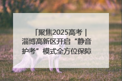 聚焦2025高考｜淄博高新区开启“静音护考”模式全方位保障高考环境整洁