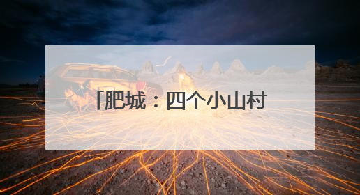 肥城：四个小山村共建共享新图景