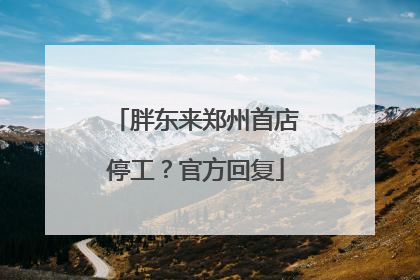 胖东来郑州首店停工？官方回复