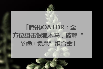 腾讯iOA EDR：全方位狙击银狐木马，破解“钓鱼+免杀”组合拳