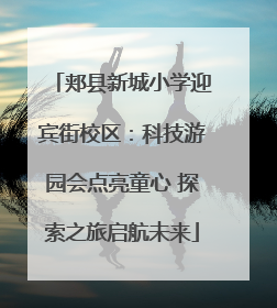 郏县新城小学迎宾街校区：科技游园会点亮童心 探索之旅启航未来