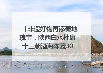 非遗好物再添秦地瑰宝，陕西白水杜康十三朝酒海陈藏30年别具一格