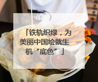 铁轨织绿，为美丽中国绘就生机“底色”
