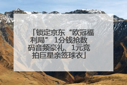 锁定京东“欧冠福利局” 1分钱抢数码音频豪礼、1元竞拍巨星亲签球衣